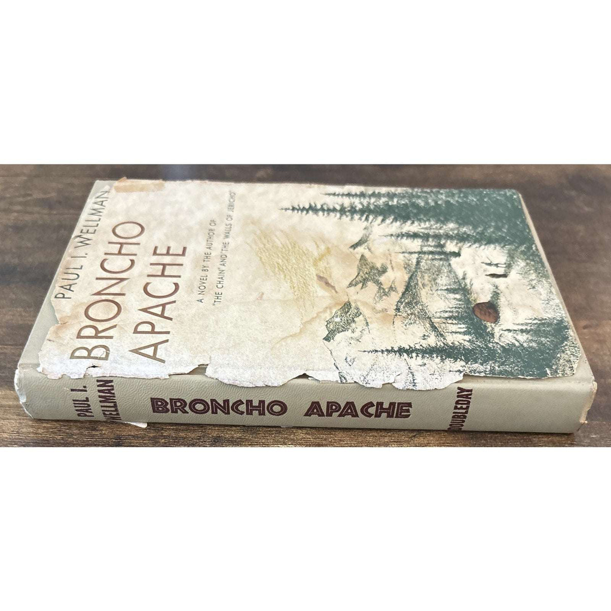 Broncho Apache by Paul Wellman Book Club Edition. Copyright MCMXXXVI 1936