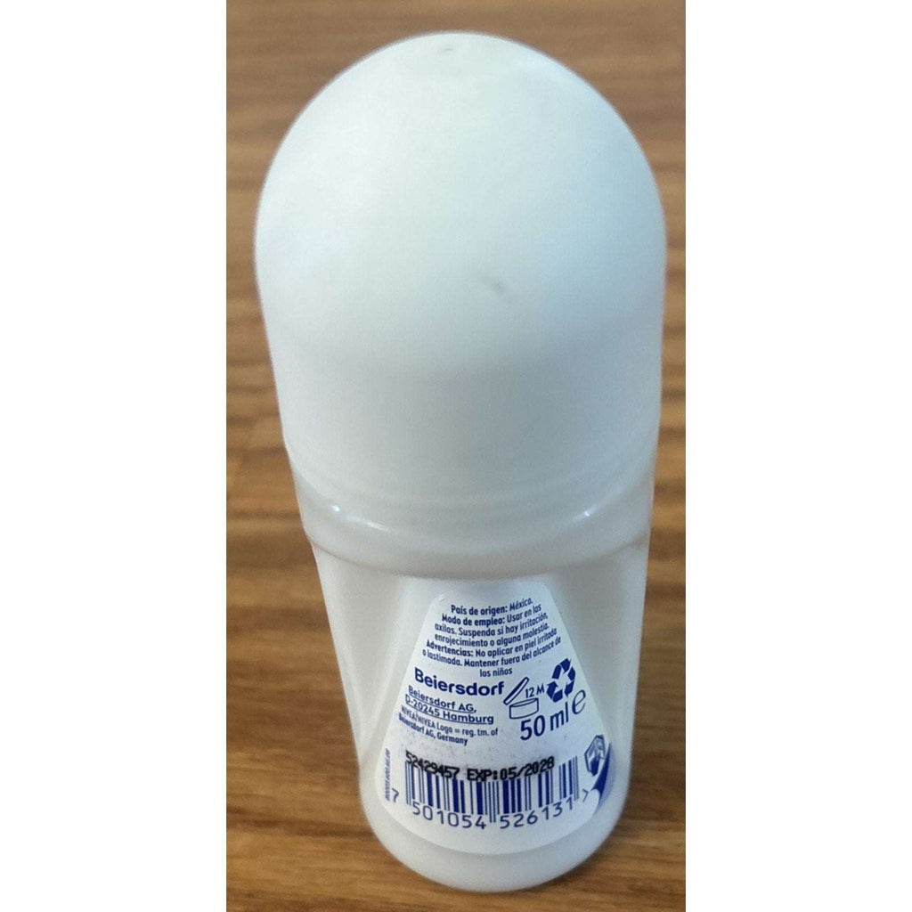 Nivea ROLL ON Efecto Satin Tono Natural Antiperspirant 50ml Exp 05/28