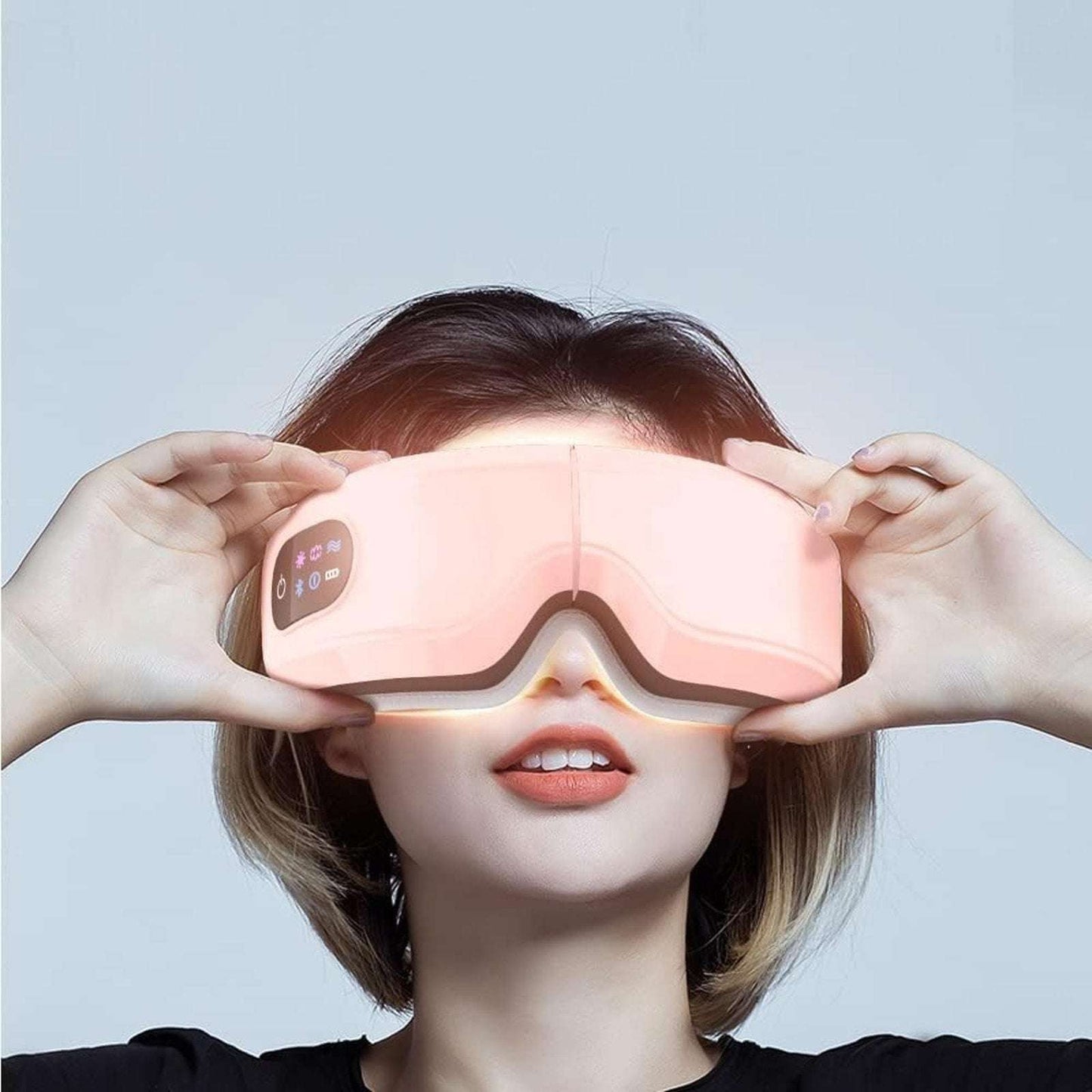 Smart Eye Massager Heated Hot Compress Pressure Vibration Bluetooth Music Player