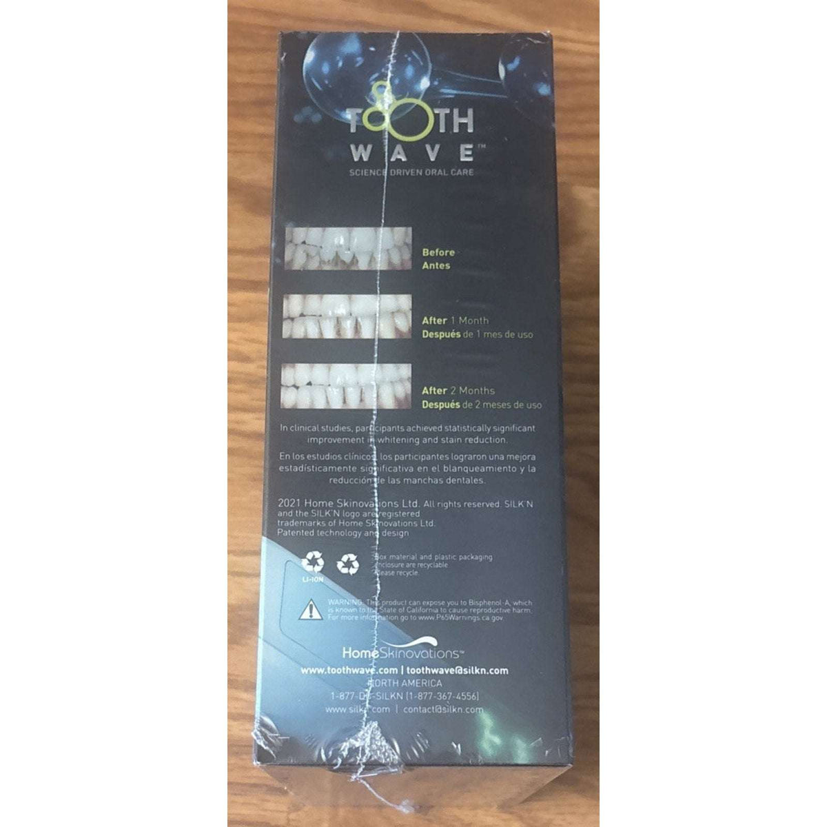 Silk'n ToothWave DentalRF Technology Toothbrush Brand New/Sealed MSRP $349