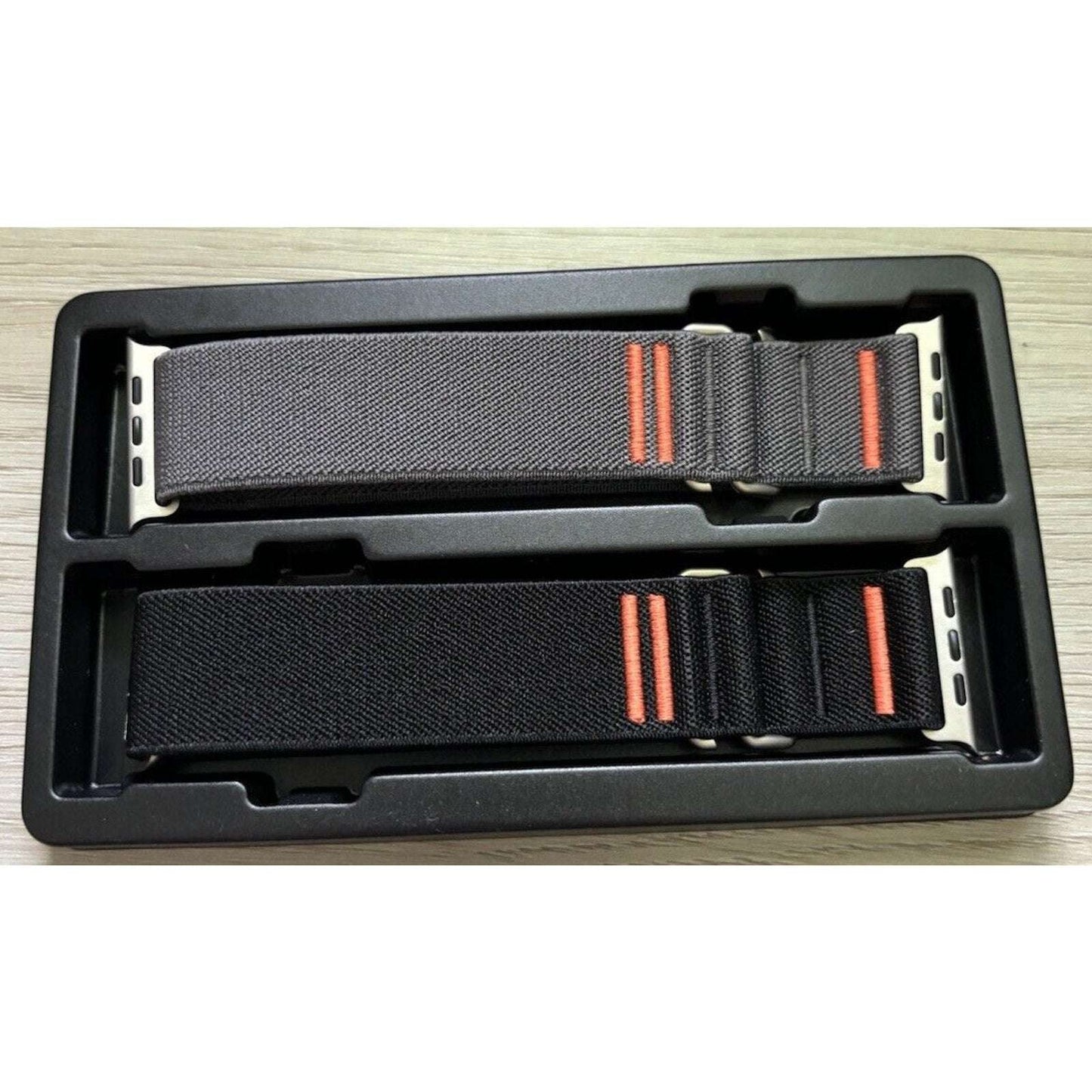 2 Pack Suitisbest Nylon Sport Band w/ S-Hook For Apple Watch 49mm 45mm 44mm 42mm