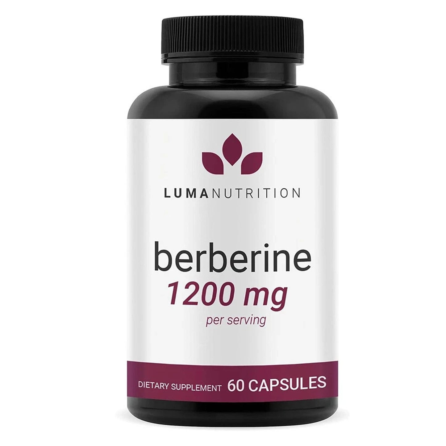 Luma Nutrition Berberine HCL 1200mg – Vegan Glucose Support 60 Capsules