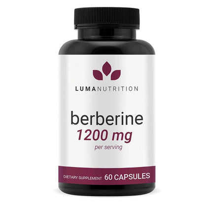 Luma Nutrition Berberine HCL 1200mg – Vegan Glucose Support 60 Capsules