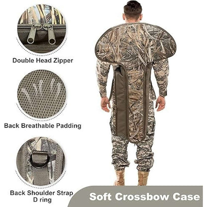 MYDAYS Soft Camo Hunting Backpack Padded Carry Case Bag