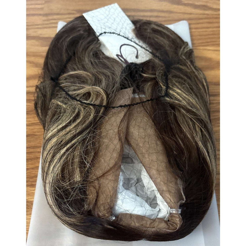 Luvme 100% Human Hair Wig 150% Density Brown/Blonde Highlights Glueless One Size