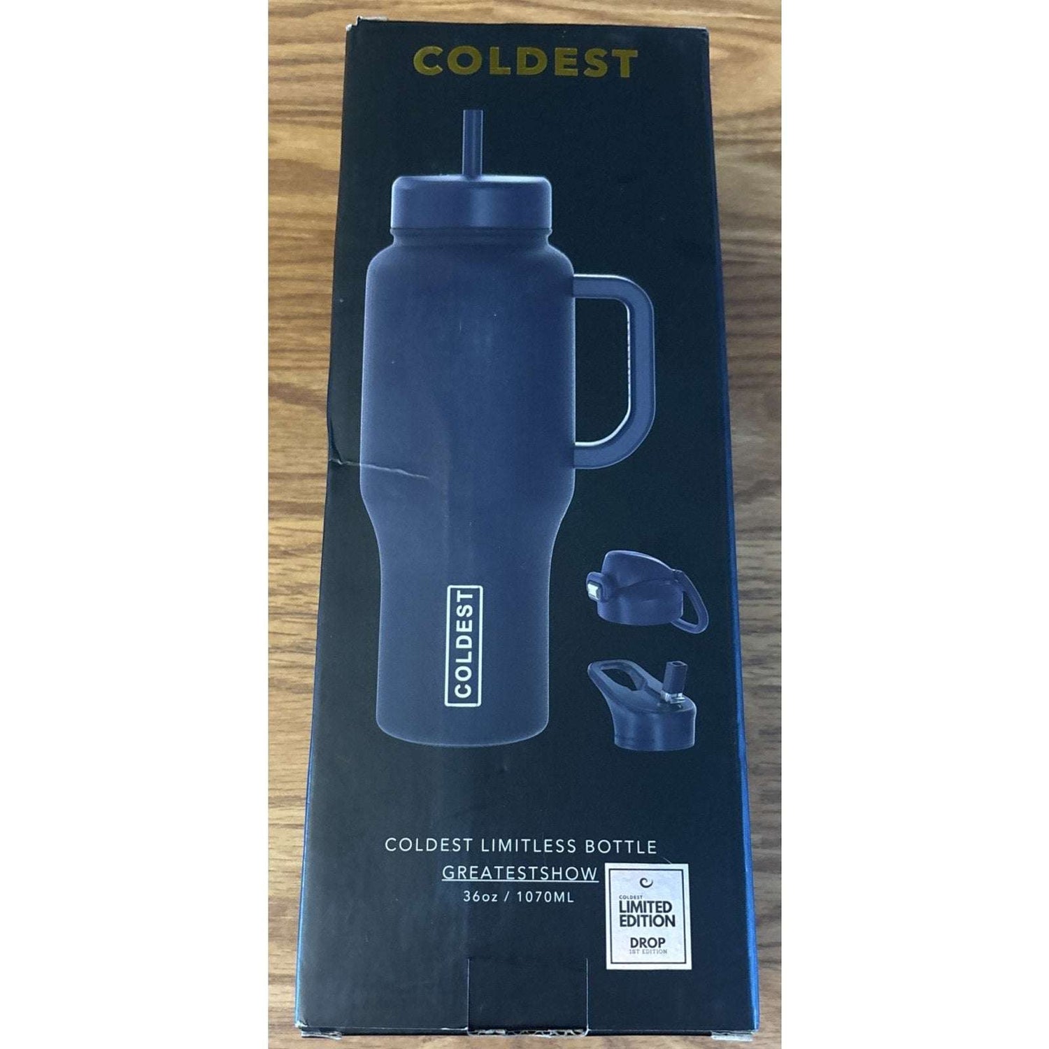 Coldest Limitless Ultra 36oz Bottle Greatest Show Limited Edition Drop 1st Editi