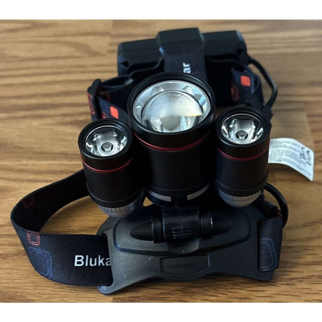 LED Headlamp, Super Bright Rechargeable Headlight Flashlight - 3 Lights 5 Modes