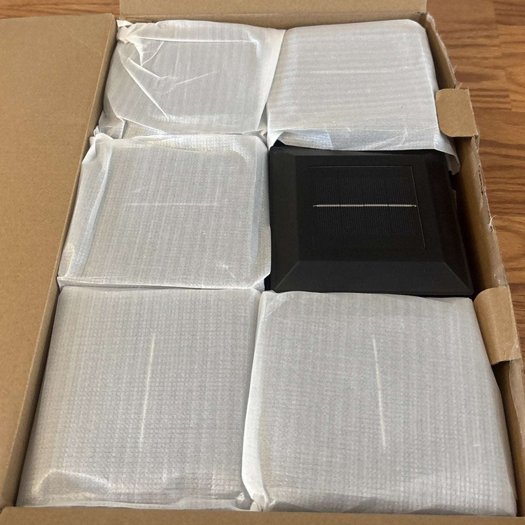 Solar Post Cap Lights Outdoor 12 Pack 3.5x3.5 4X4 4.5X4.5 5X5 Vinyl/Wooden Posts