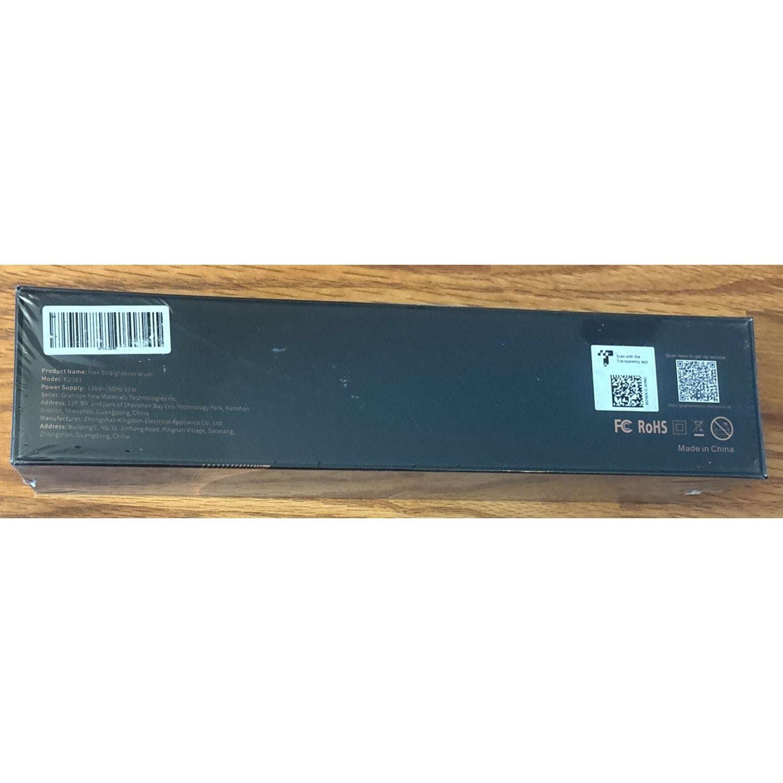 Graphene Times Hair Straightening Brush Auto-Off, Anti-Scald, Fast Heating Comb