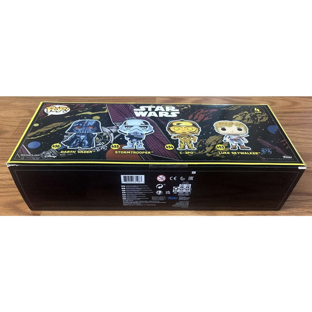 Funko Pop Star Wars 4 Pack Darth Vader Stormtrooper C3PO Luke Skywalker Target