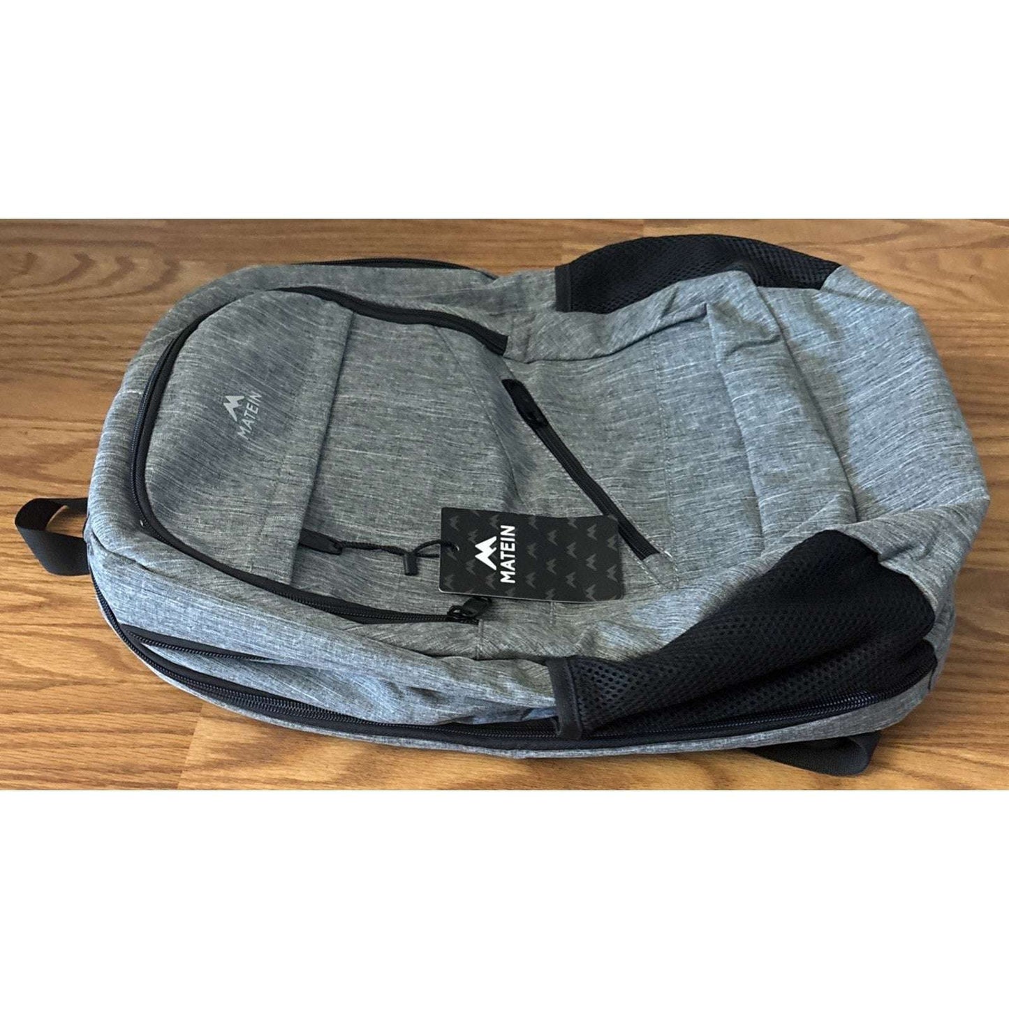 MATEIN 18.5 Inch Laptop TSA Approved Backpack, Extra Large Gray/Black w USB Port