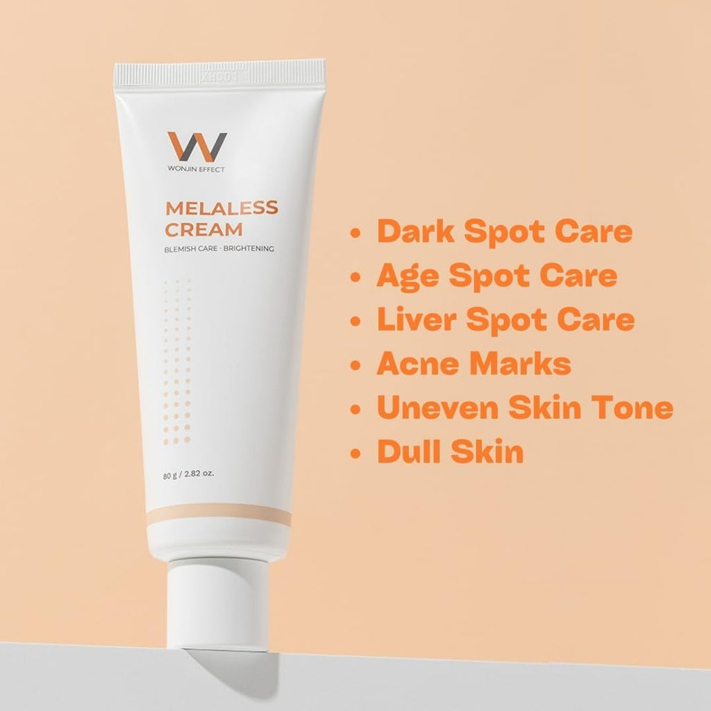 WONJIN EFFECT Melaless Cream 2.82oz/80g Brightening Acne Age Dark Spots K-Beauty
