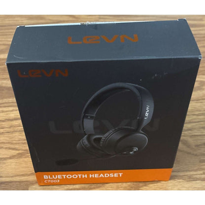 LEVN Bluetooth Headset w/ Microphone, Ai Noise Cancelling Dual Connection CT003