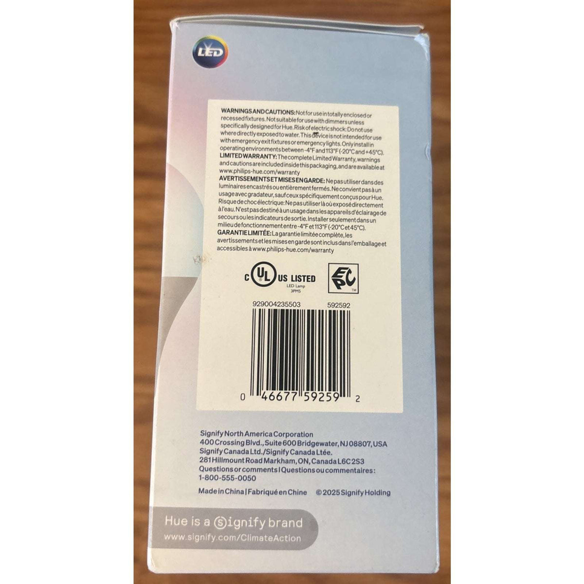 4PK Philips Hue Essential A19 E26 Smart Bulb 800lm 8.8W White & Color Ambiance