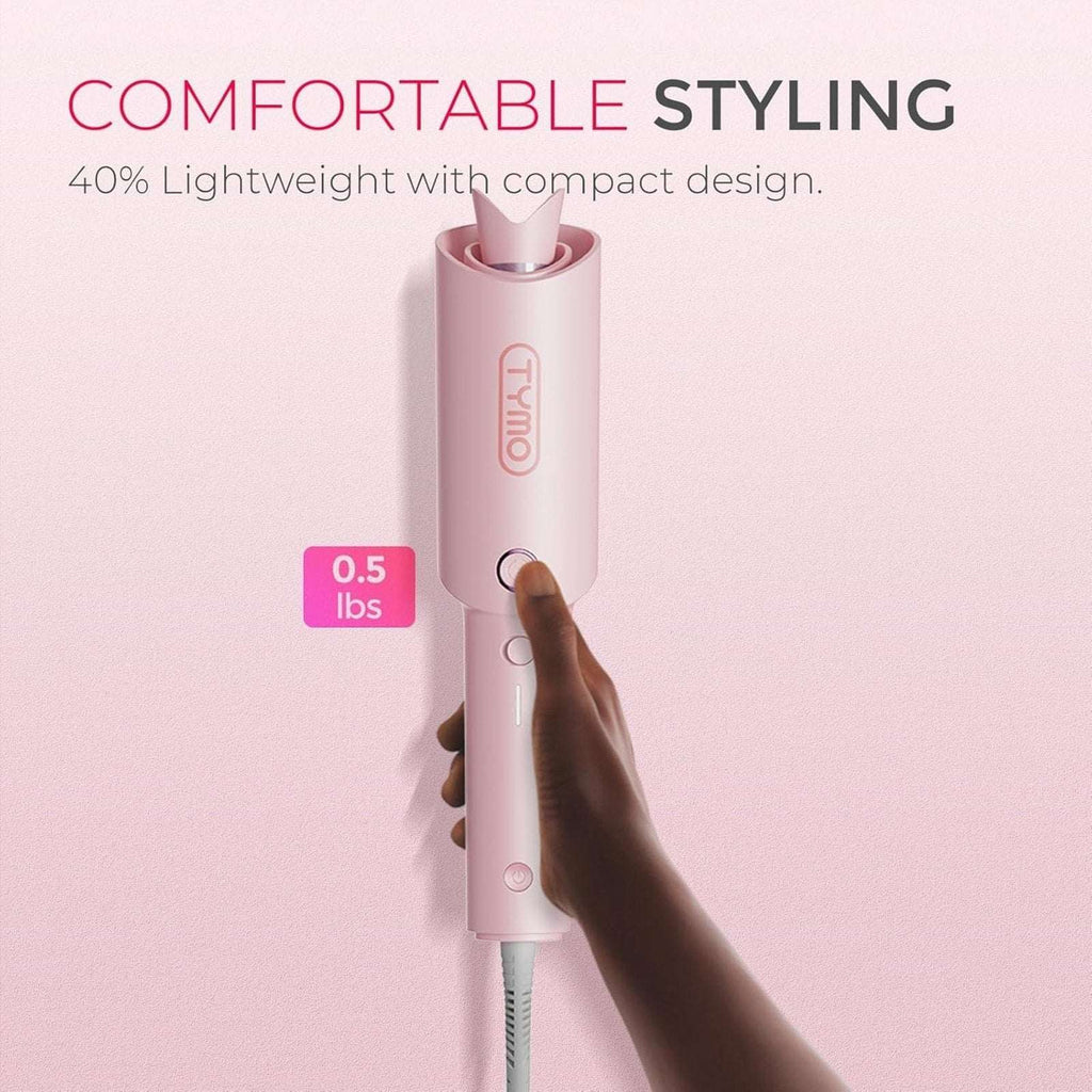 TYMO CURLPRO 1 Inch Automatic Rotating Curling Iron Anti-Tangle Smart Temp Contr