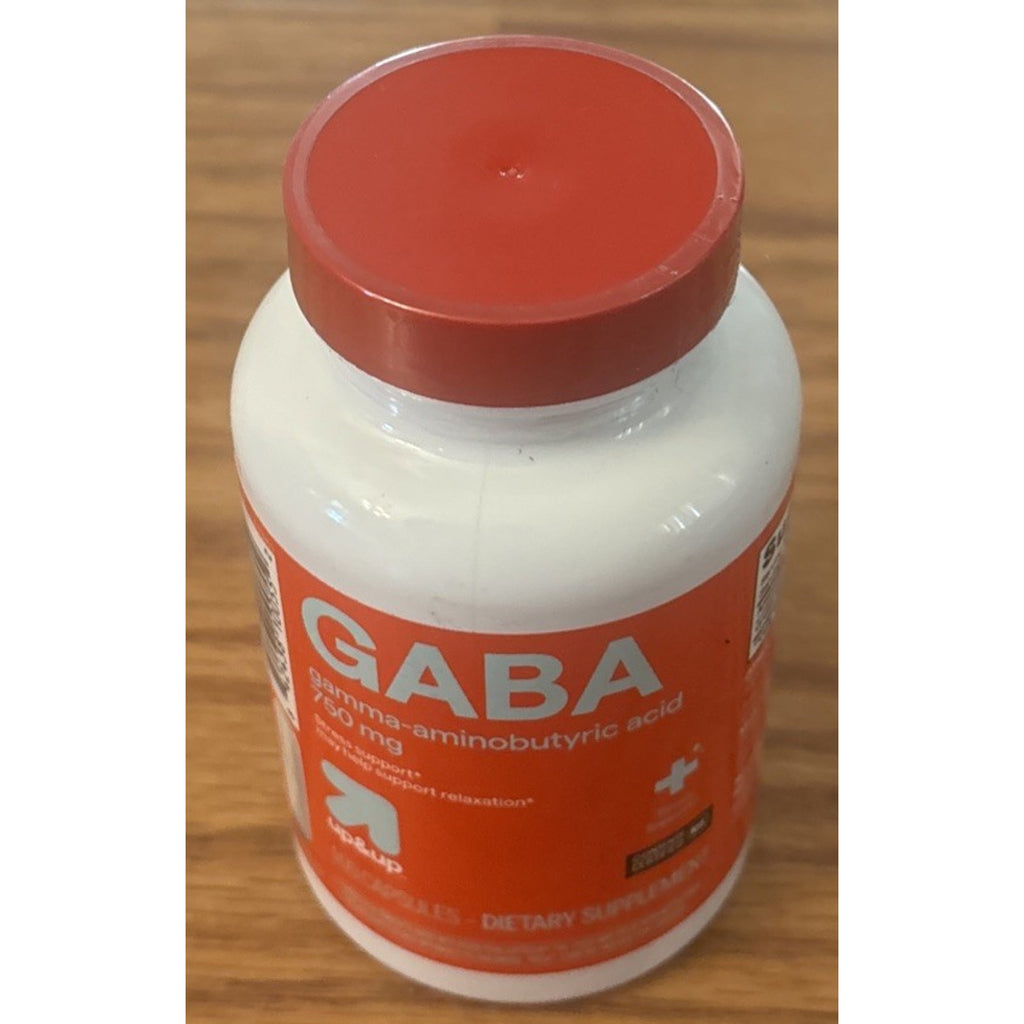 GABA gamma aminobutyric acid 750mg Capsules 100Ct Stress Support Supplement