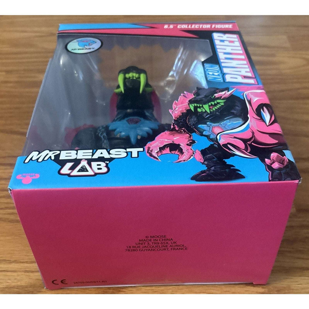 MrBeast Mr Beast Lab 6.5" Neon PANTHER COLLECTOR FIGURE NEW!