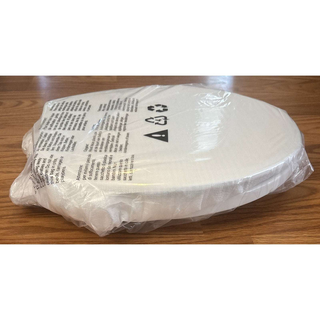 Clirass Round Bidet Toilet Seat with Quiet-Close Lid Non-Electric Dual Nozzle