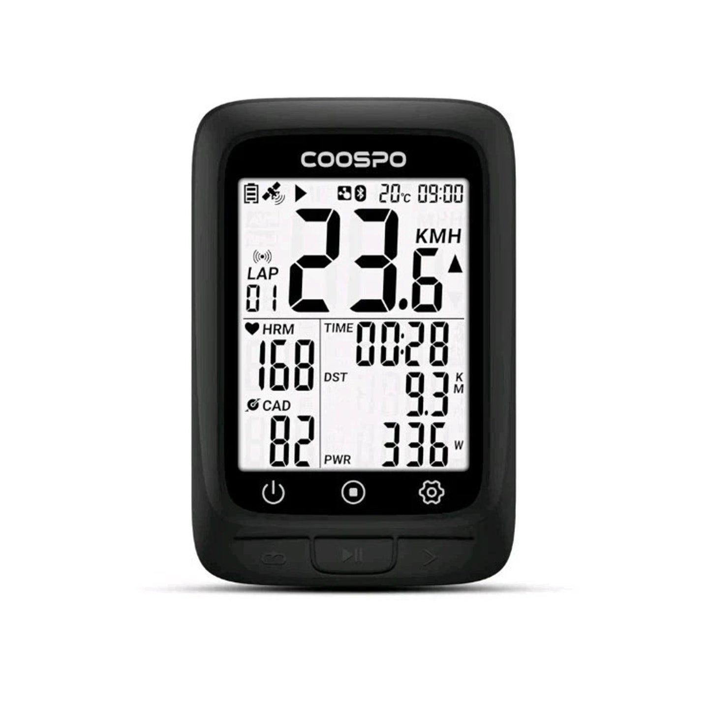 COOSPO BC107 Bluetooth ANT+ Dual GPS Cycling Computer Waterproof Bike Tracker