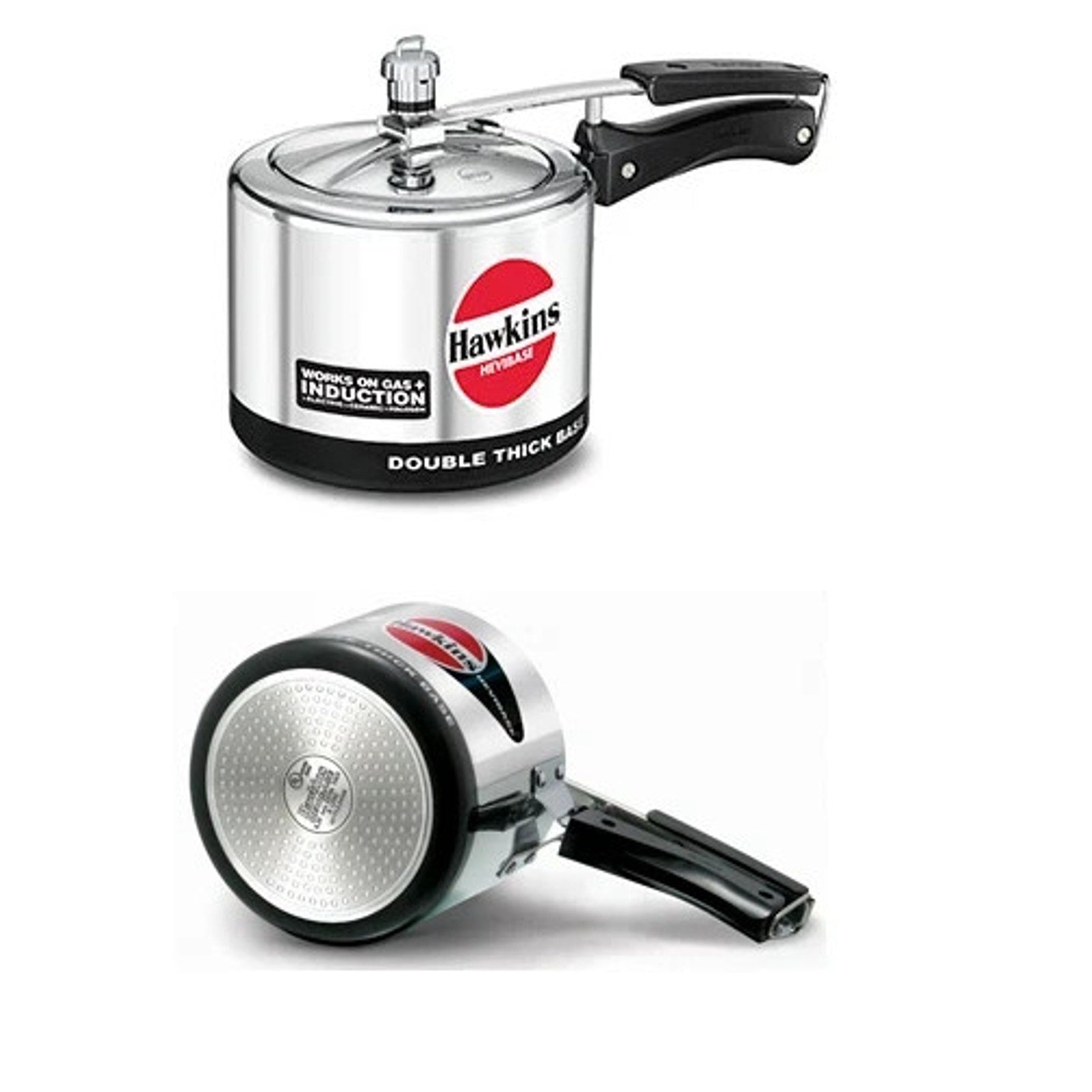 Hawkins HEVIBASE Stainless Steel Tall Pressure Cooker 3 Litre Gas + Induction