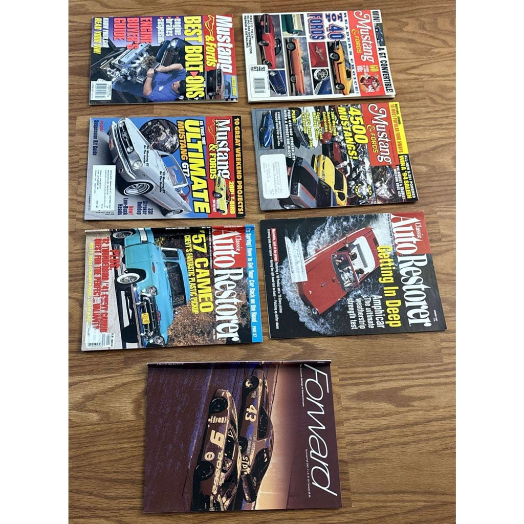VTG Lot 7 Forward ...Daimler Chrysler, Mustang & Fords & Auto Restorer Magazines