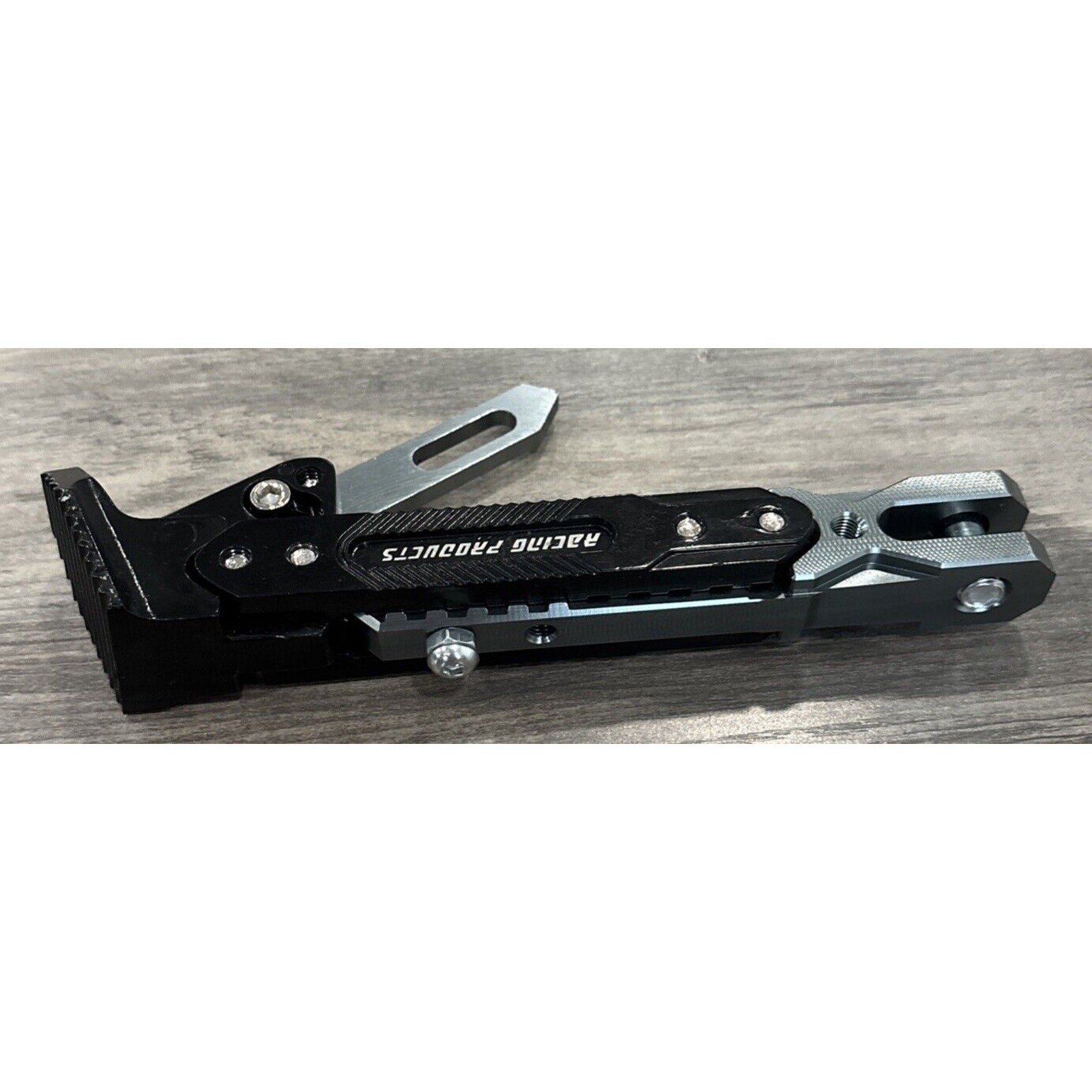 Motorcycle CNC Aluminum Alloy Kickstand Foot Side Support Adjustable READ