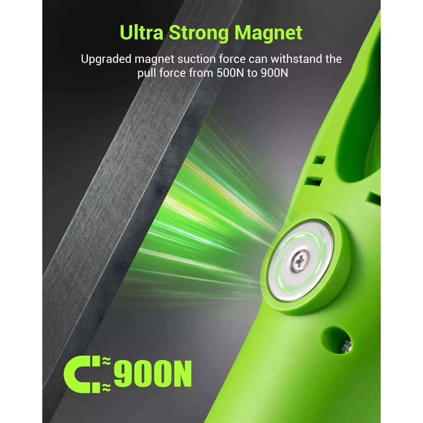 EDISHINE 2000LM LED Work Light, 15ft Cord, Dimmable, Handheld, Magnetic Hanging