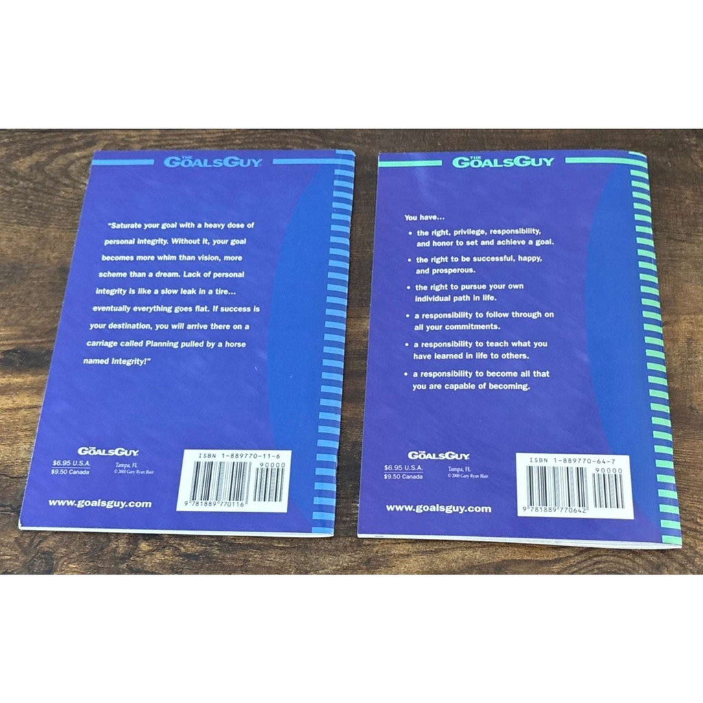 2 Books Goal Setting 101 & The Ten Commandments of Goal Setting Gary Ryan Blair