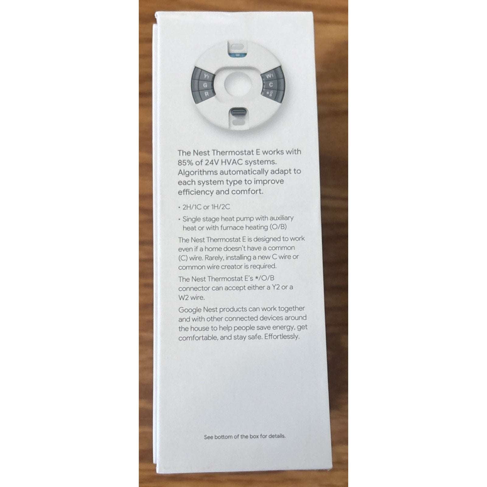 Google Nest Thermostat E Nest Pro Edition Model: A0063 T4001ES - New Open Box