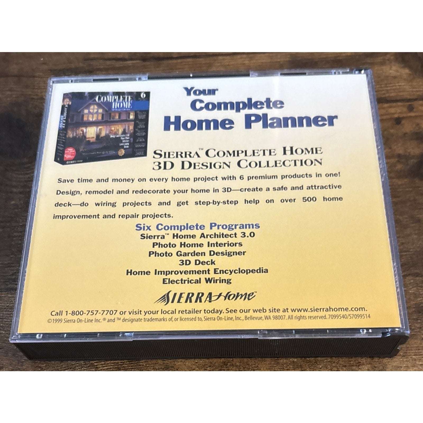 Sierra Home Custom 3D 6.0 LandDesigner Landscaping Software Windows 95/98/2000