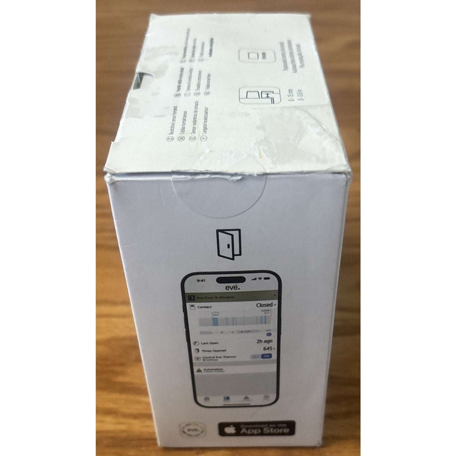 Eve Door & Window (Matter) Smart Contact Sensor 20EBN9901 For Apple Home, Google