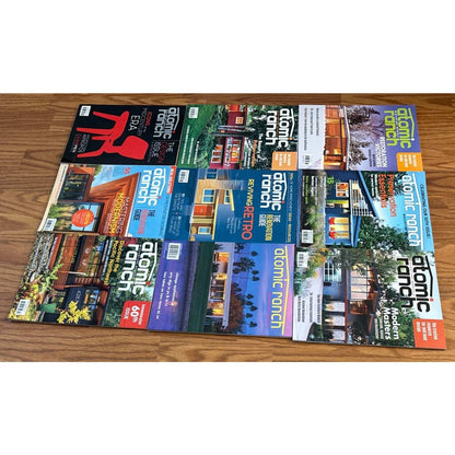 9 x Atomic Ranch Mid Century Marvels Magazines Renovation Guide Reviving Retro