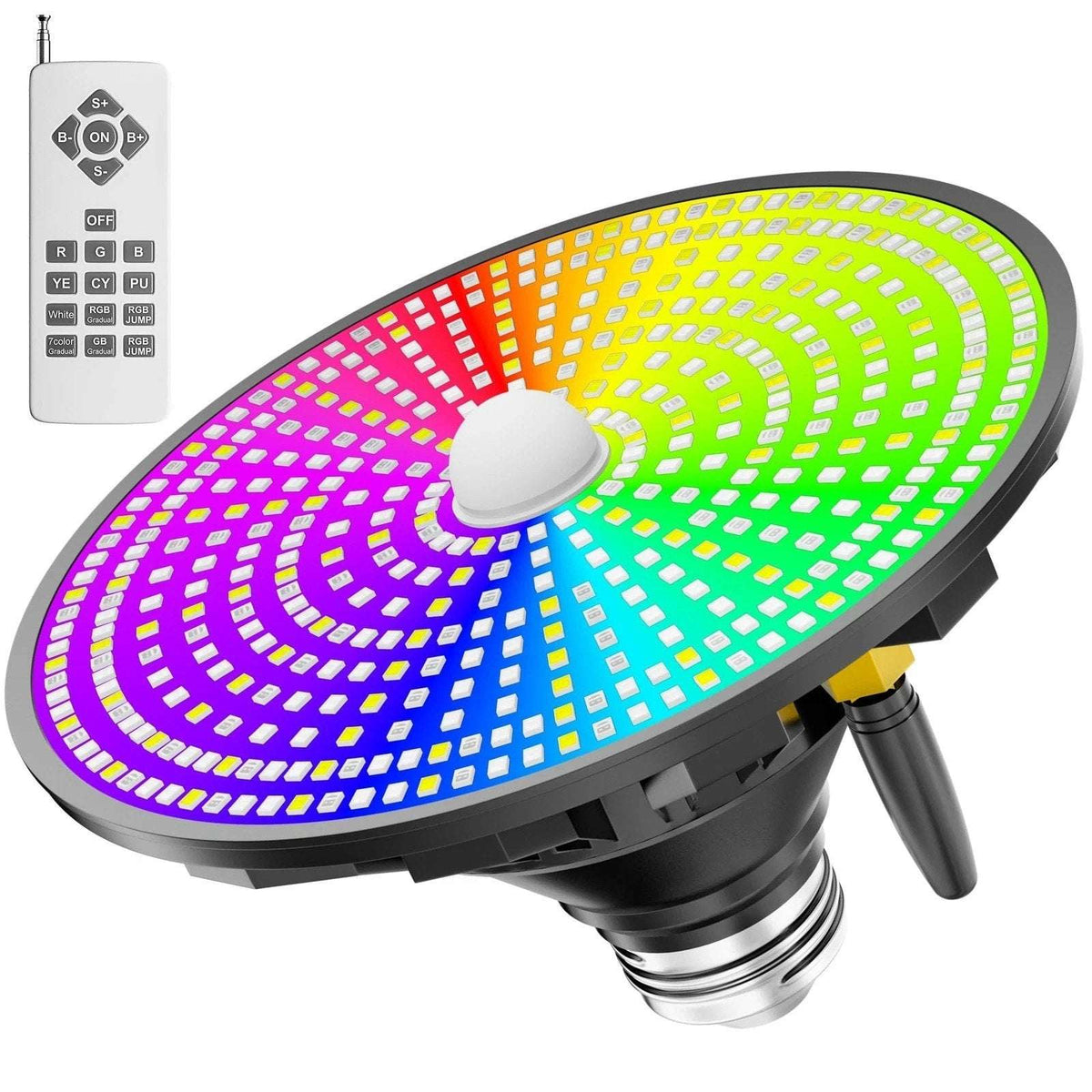 70W/80W RGBW LED Pool Light Bulb Color Changing 120V E26 Inground Above w/Remote