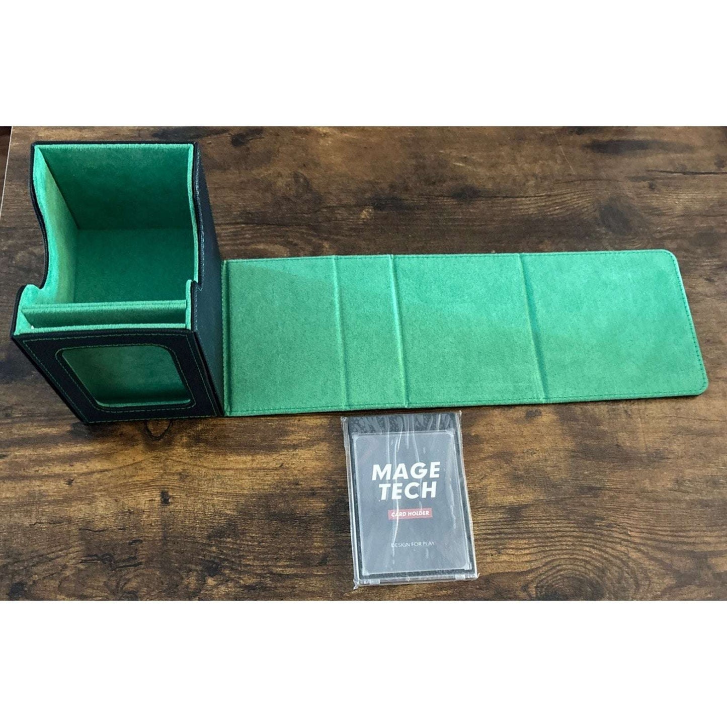 MTG Commander Card & Dice Storage Deck Box Fits 100 Double-Sleeved Waterproof