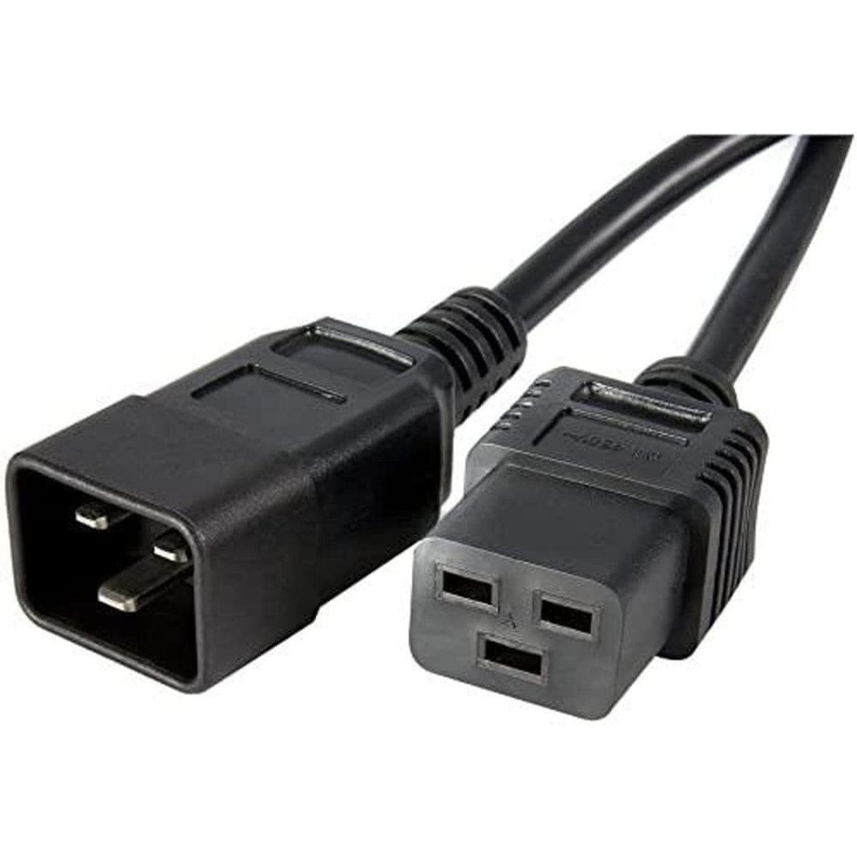 4 Pack StarTech.com PXTC19C203 3 ft PC Computer Power Cord C19 to C20 - Black