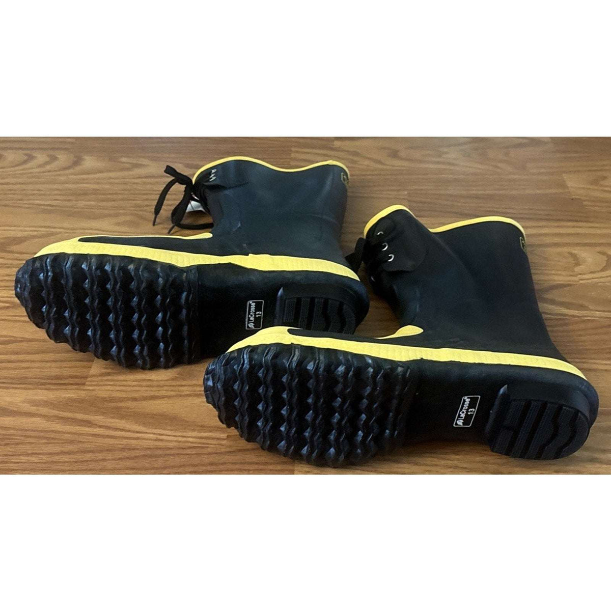 LACROSSE Meta Pac 12" Metatarsal Guard Steel Toe Rubber Work Boots Men's 13 US