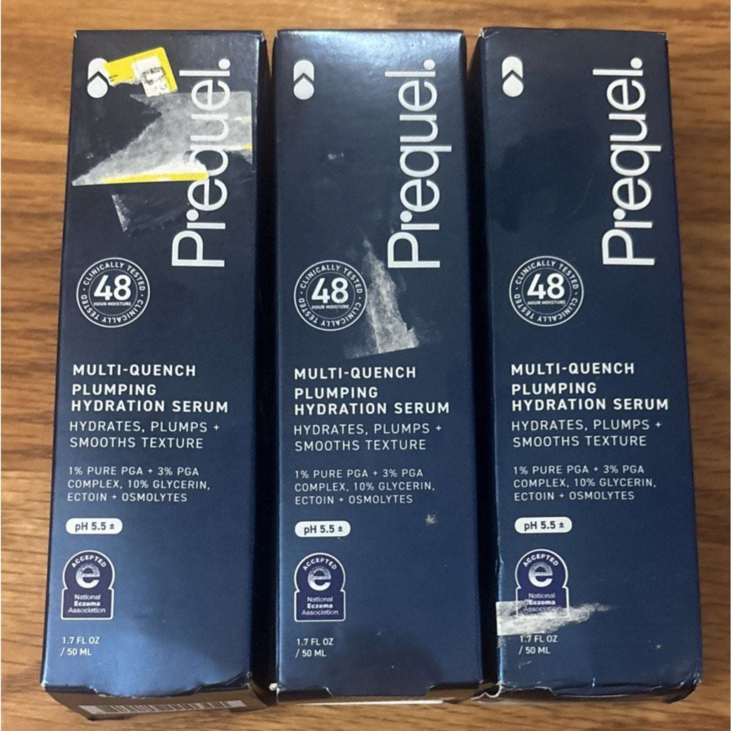 3x NEW Prequel Multi Quench Plumping Hydration Face Serum 1.7 fl oz Moisturizing