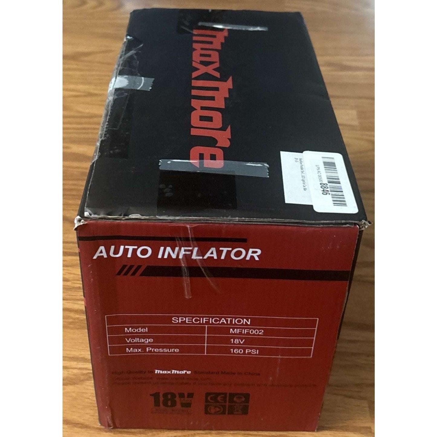 160PSI Portable Tire Inflator/Deflator Compatible with Milwaukee 18V Battery