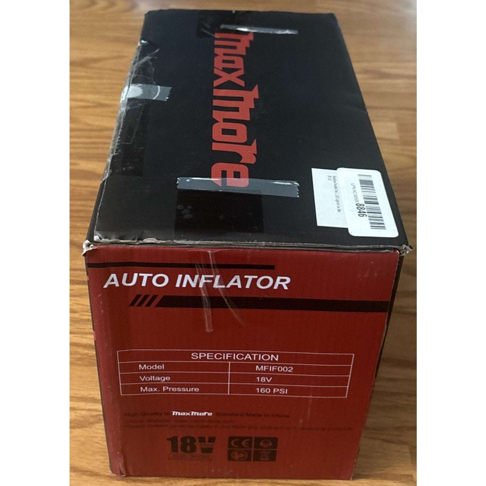 160PSI Portable Tire Inflator/Deflator Compatible with Milwaukee 18V Battery