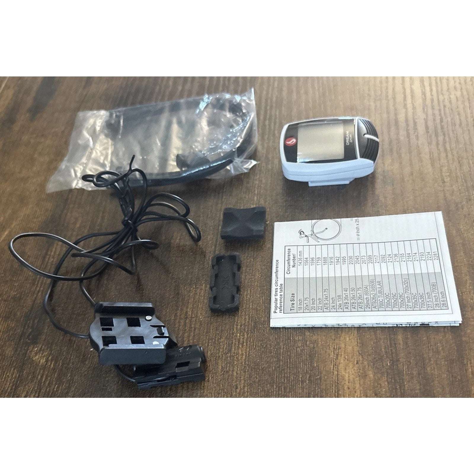 DREAM SPORT Bike Computer 16-Function Waterproof Bicycle Speedometer & Odometer