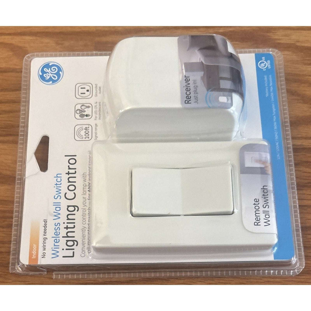 Jasco GE Wireless Remote Wall Switch Lighting Control Indoor 100ft Range #18279