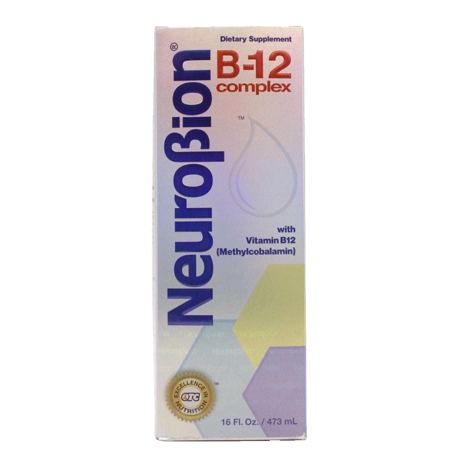 Neurobion B12 Complex Liquid Metabolism and Energy Supplement Vitamins, 16 fl oz