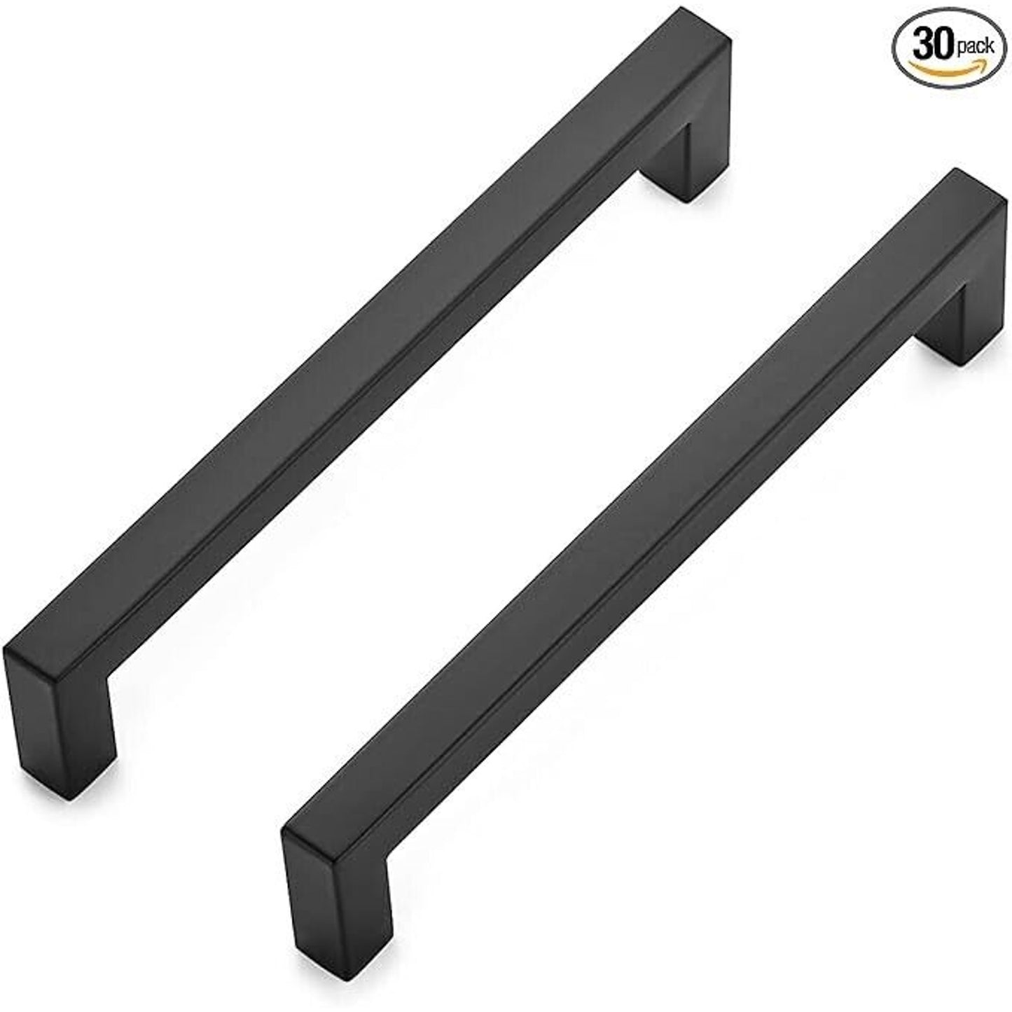 33 Ravinte 7.38" Square Cabinet Drawer Pull Handles Matte Black Stainless Steel