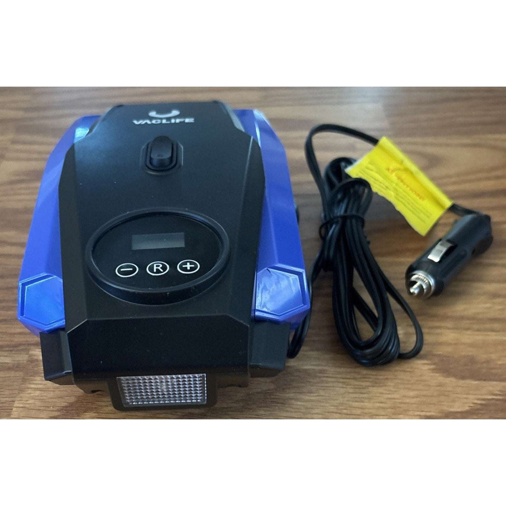 VacLife Air Compressor Tire Inflator w/ LED Light and Digital Display 12V DC