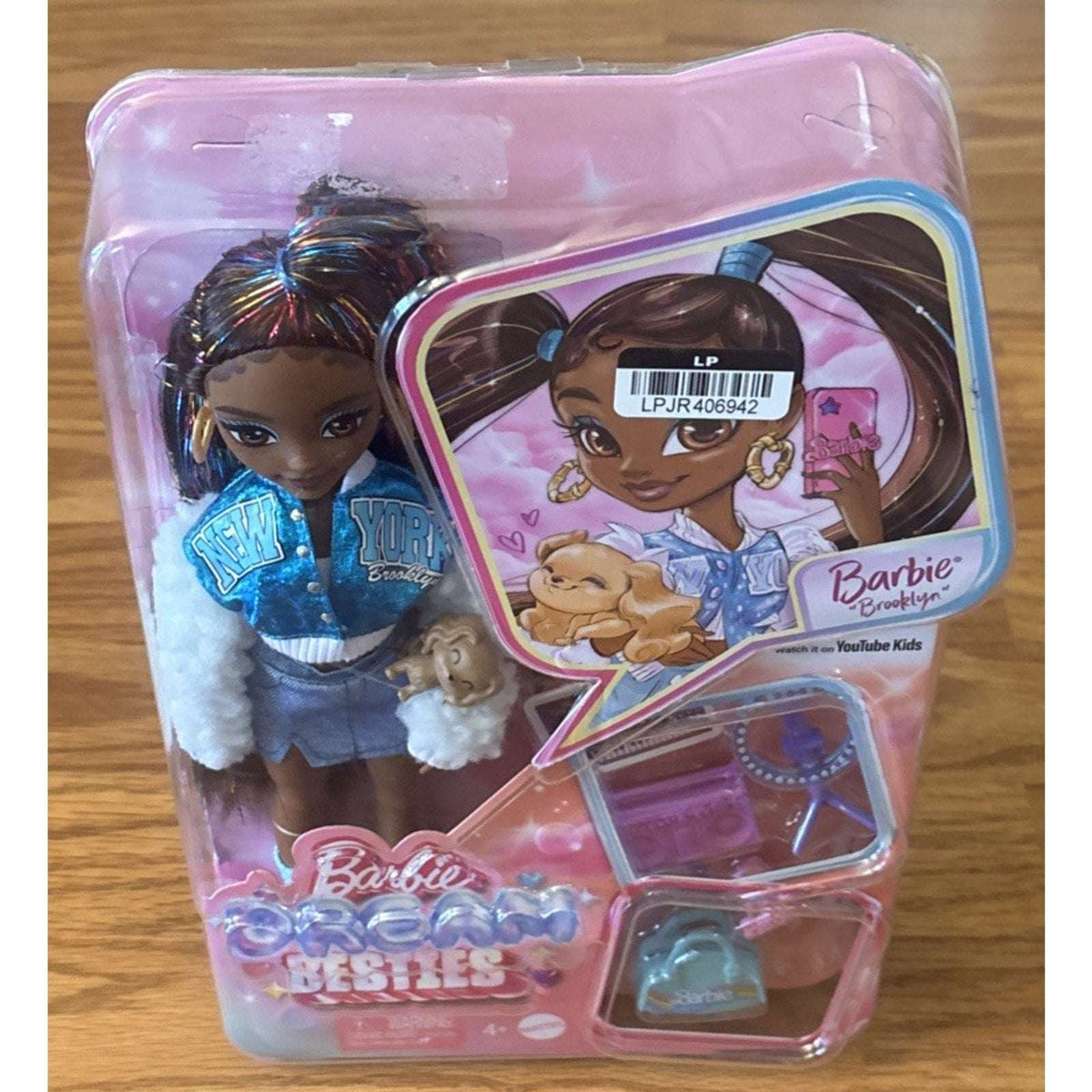 Barbie Dream Besties Barbie “Brooklyn” Fashion Doll YouTube Music Theme w/ Puppy