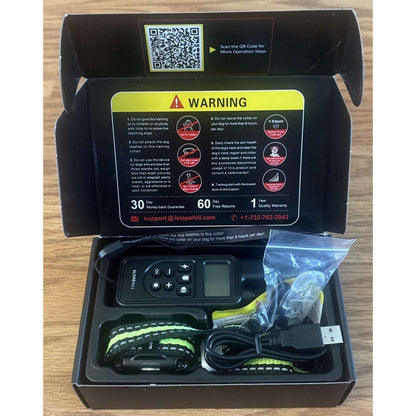Waterproof Dog Training Collar 4200ft w/ Remote, 4 Modes, 99 Levels & Light