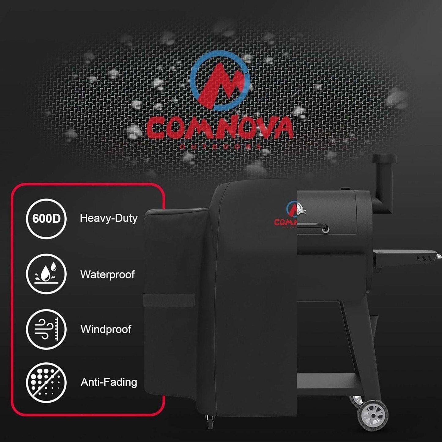 Comnova Grill Cover for Pit Boss 820-850 Z Grill 700 Premium Wood Pellet Smoker