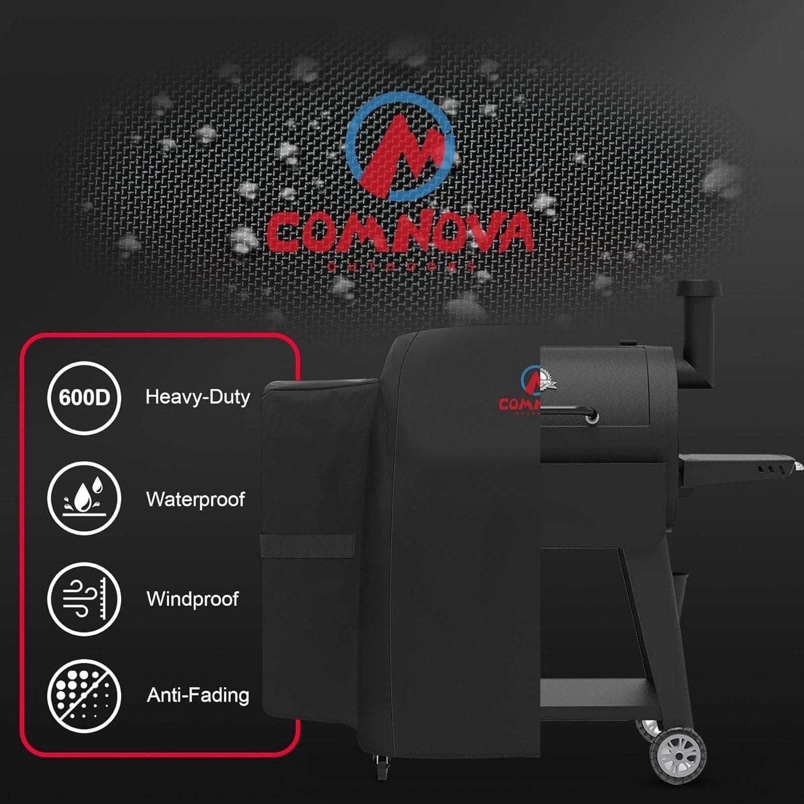 Comnova Grill Cover for Pit Boss 820-850 Z Grill 700 Premium Wood Pellet Smoker