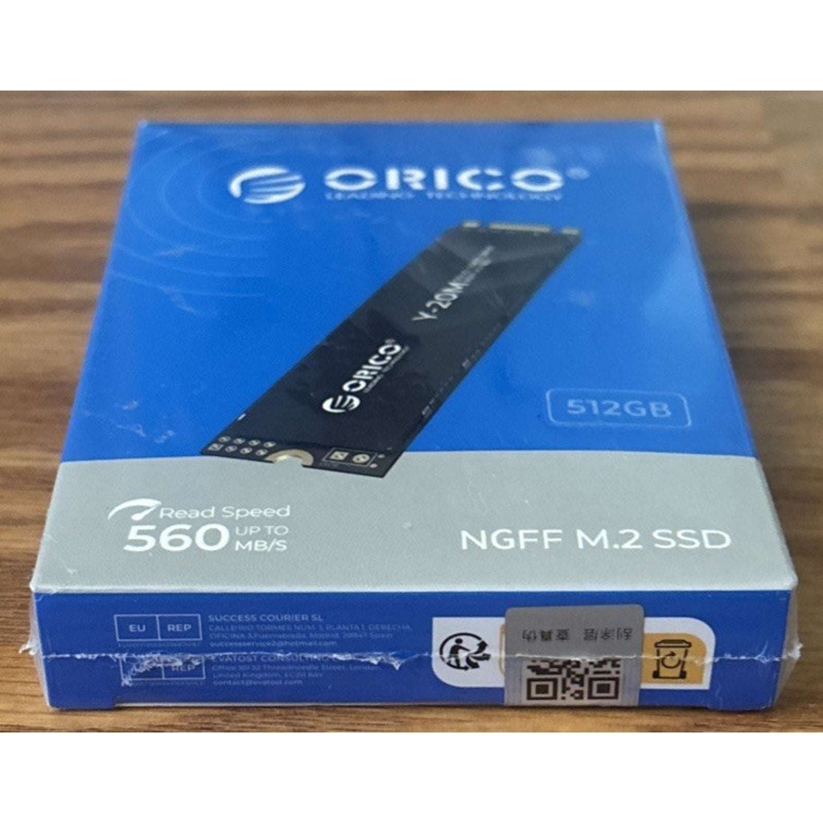 ORICO Y-20M 512GB M.2 2280 SATA SSD NGFF Internal Solid State Hard Drive SEALED