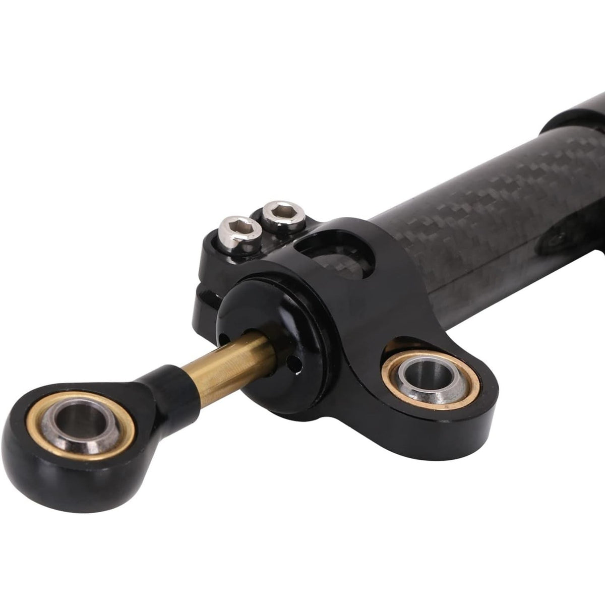 JFG Racing 10" Universal Motorcycle Steering Damper Stabilizer Carbon Fiber